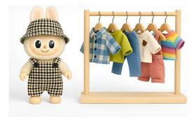Roupa Acessório Labubu Conjunto Look Boneco Lafufu