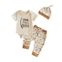 Roupa Amnnchya, roupa de pesca para bebês recém-nascidos, conjunto de 3 peças Roupa Amnnchya, roupa de pesca para bebês recém-nascidos, conjunto de 3 peças