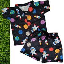 Roupa Astronauta Menino para Festa Conjunto Com Gravata