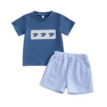 Roupa Bagilaanoe Summer Outfit Baby Boy, 2 peças de 12 a 18 meses Roupa Bagilaanoe Summer Outfit Baby Boy, 2 peças de 12 a 18 meses