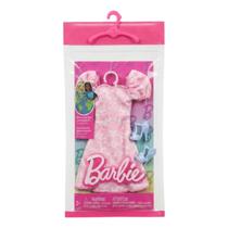 Roupa Barbie Vestido Branco e Rosa e Acessórios Mattel Roupa Barbie Vestido Branco e Rosa e Acessórios Mattel