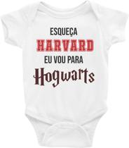 Roupa Body Bebê Infantil Esqueça Harvard, Eu vou para Hogwarts- TAMANHO GG