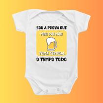 Roupa Body de Bebê Temático Presente Sou a Prova que Papai Não Toma Cerveja o Tempo Todo Menina M Roupa Body de Bebê Temático Presente Sou a Prova que Papai Não Toma Cerveja o Tempo Todo Menina M