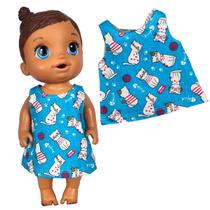 Roupa boneca para baby alive - vestido gatinha - casinha 4 Roupa boneca para baby alive - vestido gatinha - casinha 4