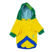 Roupa Cachorro Seleção Brasileira Modernpet Amarelo - Tam. M