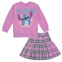 Roupa: camiseta e saia Disney Lilo & Stitch para meninas 7-8