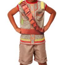 Roupa Cangaceiro Infantil Roupa de Festa Junina Infantil Menino Fantasia Dança Escola Quadrilha Quermesse