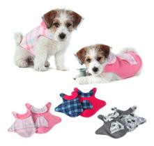 Roupa Capa Dupla Face Pet Macio Anti Alérgico Cachorro Pinscher Yorkshire Filhote Roupinha Pickorruchos - Pequeno