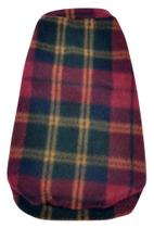 Roupa capa soft para cachorro cor xadrez escuro tamanho M