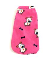 Roupa Capa Soft Para Cachorro Rosa Com Dog Tamanho M