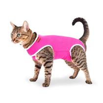 Roupa Cirúrgica Confortpet Tradicional Rosa para Gatos - Tamanho 2 Roupa Cirúrgica Confortpet Tradicional Rosa para Gatos - Tamanho 2