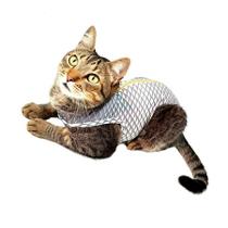 Roupa Cirúrgica Pet Med Para Gatos Ultra Light Geo Cinza - Tamanho 0