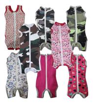 Roupa Cirúrgica Pet Para Fêmeas Pós Castração N7