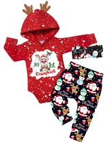 Roupa coordenada KANGKANG My First Christmas 3-6 meses