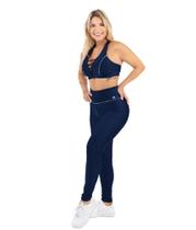 Roupa de Academia Feminino Conjunto Calça E Top Cintilante Roupa de Academia Feminino Conjunto Calça E Top Cintilante