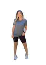 Roupa De Academia Kit Bermuda+Regata+Camiseta 100% Poliéster