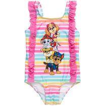 Roupa de banho de uma peça Paw Patrol para meninas rosa 5T