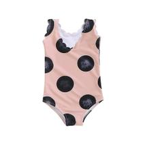 Roupa de banho e lingery Little Girl Ruffle, peça única, rosa de 18 a 24 meses