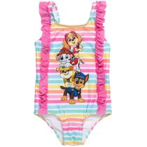 Roupa de banho One Piece Paw Patrol Toddler Girl Pink 3T
