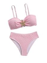 Roupa de banho RoseSeek, 2 peças, acolchoada, roupa de banho, 12 anos
