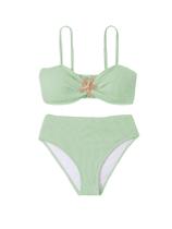 Roupa de banho RoseSeek, 2 peças, acolchoada, verde, 10Y