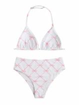 Roupa de banho RoseSeek Girl's Tie Dye de 2 peças, biquíni rosa 11Y Roupa de banho RoseSeek Girl's Tie Dye de 2 peças, biquíni rosa 11Y