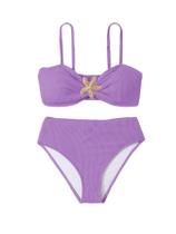 Roupa de banho RoseSeek Girl's Wireless Starfish Swimsuit Purple 16Y