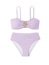 Roupa de banho RoseSeek, roupa de banho acolchoada feminina de 2 peças, lilás 11Y