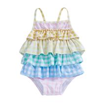 Roupa de banho Socutebabe Toddler Baby Girl de manga comprida de 6 a 12 meses Roupa de banho Socutebabe Toddler Baby Girl de manga comprida de 6 a 12 meses