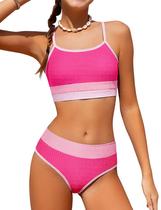 Roupa de banho TALLWH, biquíni colorido para meninas, tamanho 18 a 14 anos Roupa de banho TALLWH, biquíni colorido para meninas, tamanho 18 a 14 anos
