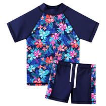 Roupa de banho TFJH E Girls 2 peças de roupa de banho Sun Protect 10A