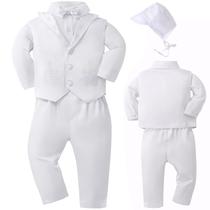 Roupa de batismo Booulfi para meninos recém-nascidos de 9 a 12 meses, 5 unidades Roupa de batismo Booulfi para meninos recém-nascidos de 9 a 12 meses, 5 unidades