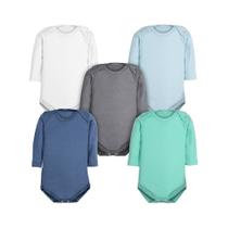 Roupa de Bebê Body Bebê Kit 5 Peças Manga Longa Masculino