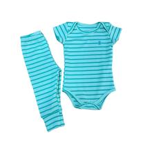 Roupa de Bebê Body e calça Mijão Kiko Baby algodão 2 peças