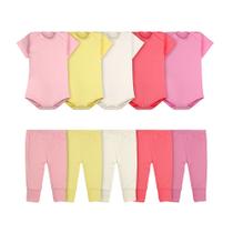 Roupa de Bebê Body e Calça Mijão Kit 10 Peças Manga Curta Feminino Roupa de Bebê Body e Calça Mijão Kit 10 Peças Manga Curta Feminino