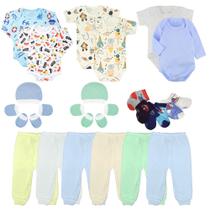Roupa de Bebê Kit 24 Pçs Enxoval Menino Menina Moda Bebê Roupa de Bebê Kit 24 Pçs Enxoval Menino Menina Moda Bebê