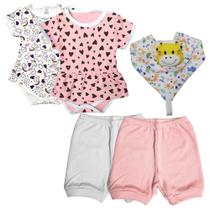 Roupa De Bebe Kit Feminino Recem Nascido Lindo Para Presente