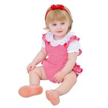 Roupa de Bebê Menina Body Infantil 100% Algodão