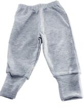 Roupa de Bebe menino Calça vira pé reversível mijão liso