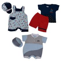 Roupa de bebê menino lote com 3 Roupa de bebê menino lote com 3