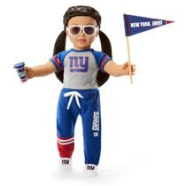 Roupa de boneca American Girl New York Giants de 18 polegadas com acessórios