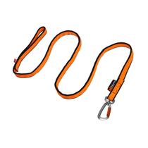 Roupa de cachorro Bungee Leash Non-Stop, elástica para correr e andar de bicicleta, preta