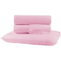 Roupa de Cama 3 Pçs Lençol Solteiro Micro Percal Extra Macio