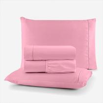 Roupa de Cama 400 Fios Casal 4 Peças Ponto Palito - Charme do Lar