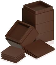 Roupa de cama Bed Risers Utopia, pacote de 5 cm com 4 espumas antiderrapantes marrons