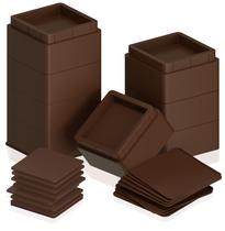 Roupa de cama Bed Risers Utopia, pacote de 5 cm com 8 marrons ajustáveis
