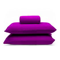 Roupa de Cama Casal Lisa Com Elástico Clean Toque Suave - Charme do Lar