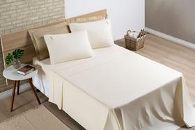 Roupa de cama casal super king madri jogo de cama liana exclusivo bordado 200 fios 100% algodao super macio