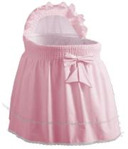 Roupa de cama de berço, boneca clássica, concha marinha para menina, rosa