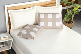 roupa de cama de solteiro lençol com elástico + fronha lençol para cama de solteiro micropercal 02 peças